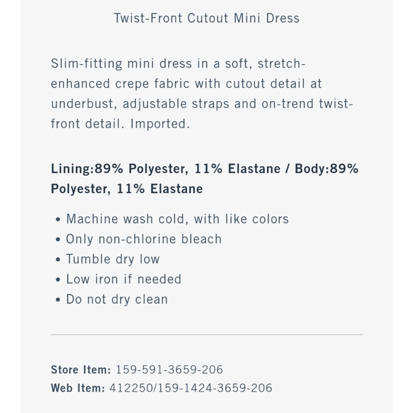 Abercrombie | Twist Front Cutout Mini Dress - Picture 6 of 9